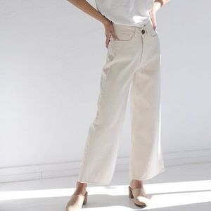 Laude the Label High Rise Pant Bone